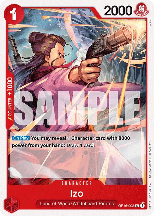 Izo — The Time of Battle card