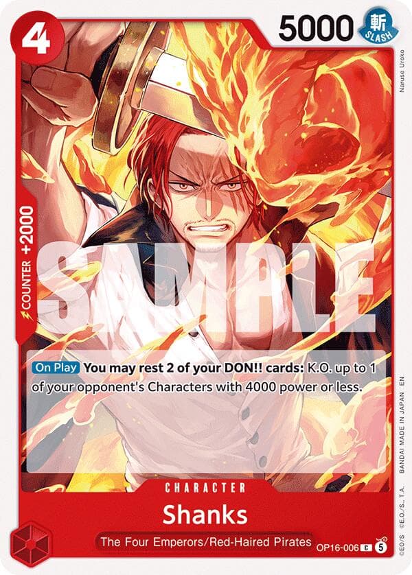 Shanks — The Time of Battle card