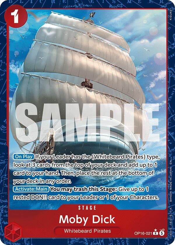 Moby Dick (Alternate Art) — The Time of Battle card