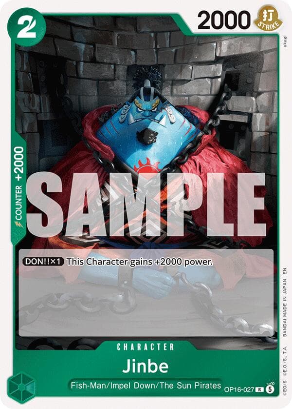 Jinbe (027) — The Time of Battle card