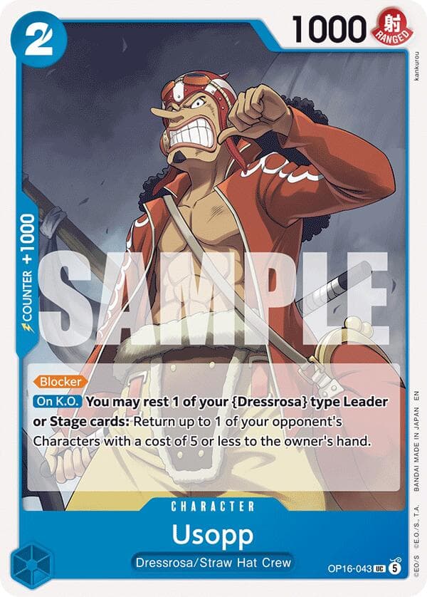 Usopp — The Time of Battle card