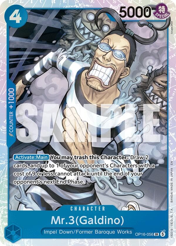 Mr.3(Galdino) (056) — The Time of Battle card