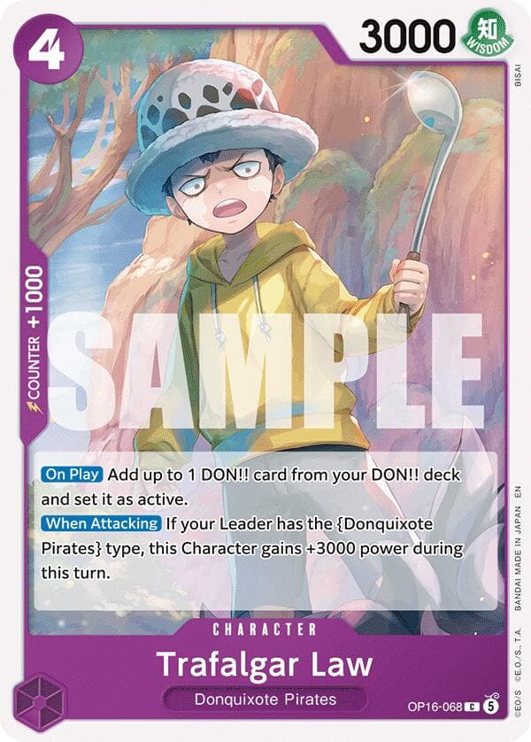 Trafalgar Law (068) — The Time of Battle card