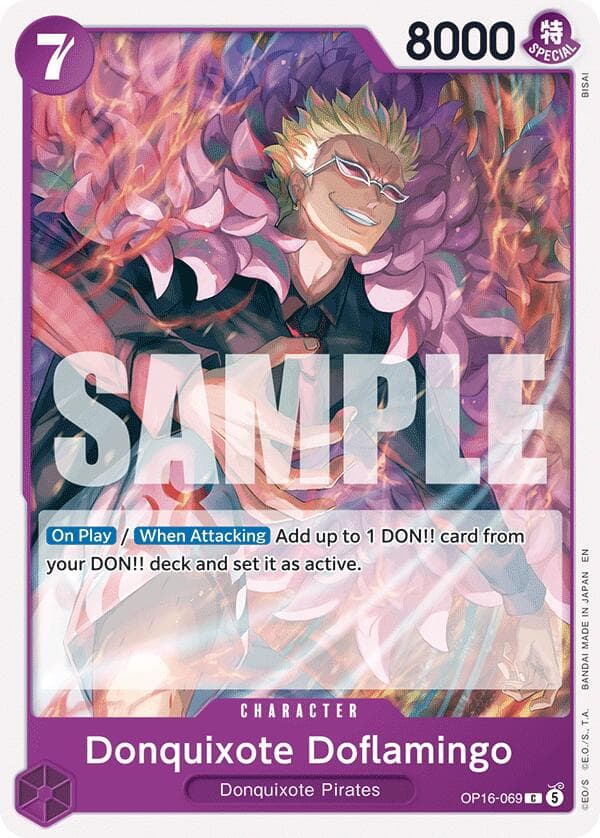 Donquixote Doflamingo (069) — The Time of Battle card