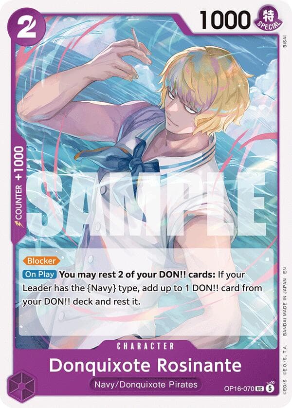 Donquixote Rosinante — The Time of Battle card