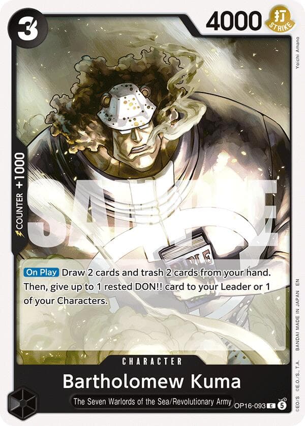 Bartholomew Kuma (093) — The Time of Battle card