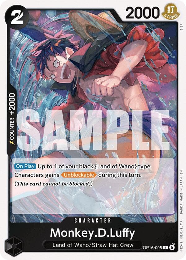 Monkey.D.Luffy (095) — The Time of Battle card
