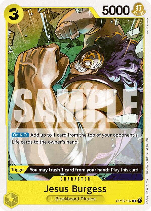Jesus Burgess — The Time of Battle card