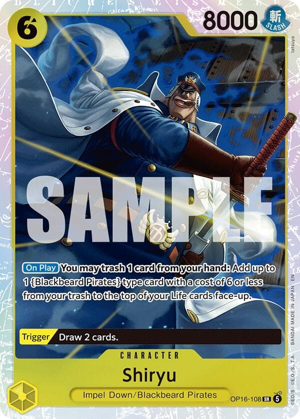 Shiryu — The Time of Battle card