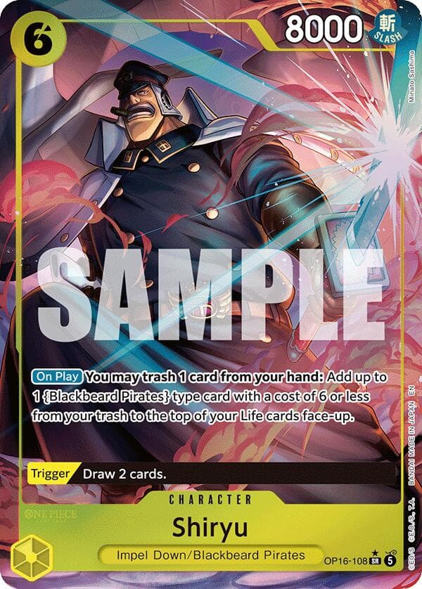 Shiryu (Full Art) — The Time of Battle card