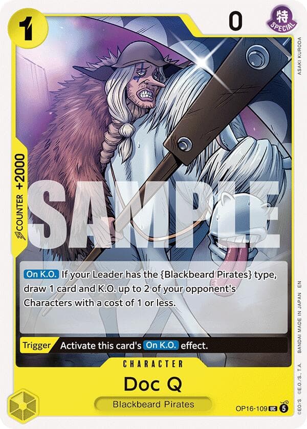 Doc Q — The Time of Battle card