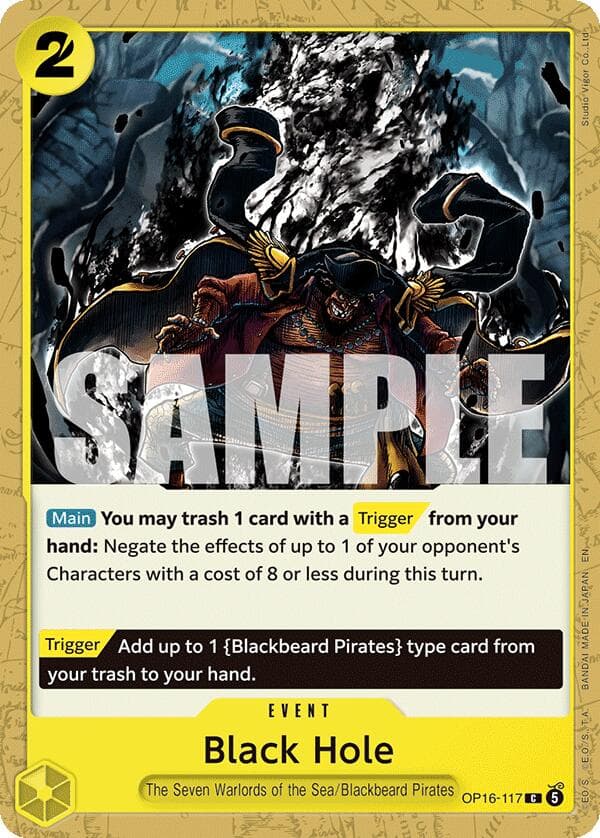 Black Hole — The Time of Battle card