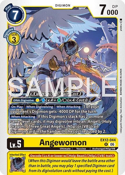 Angewomon — Digital World Shambala card