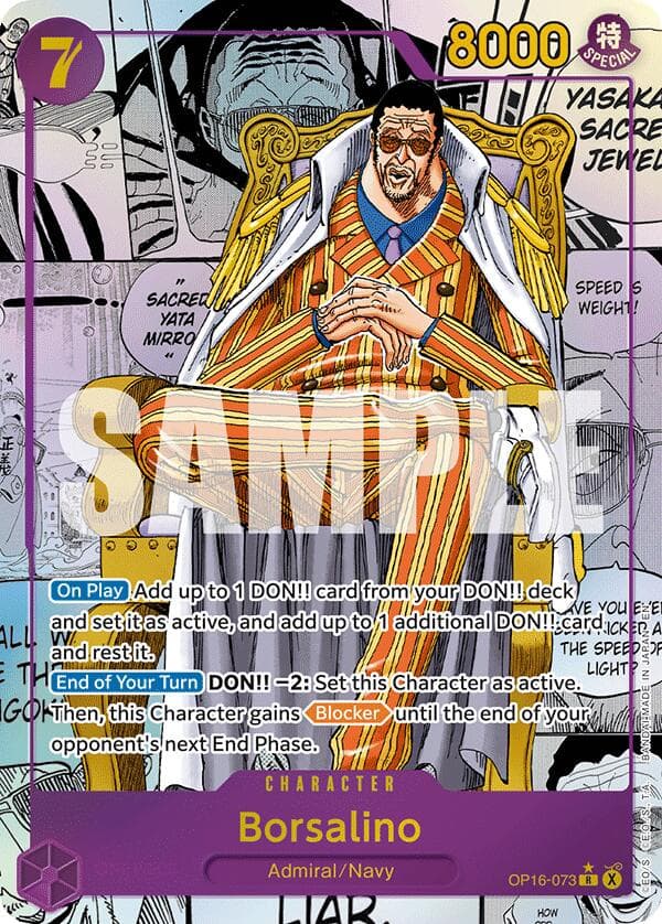 Borsalino (Manga) — The Time of Battle card