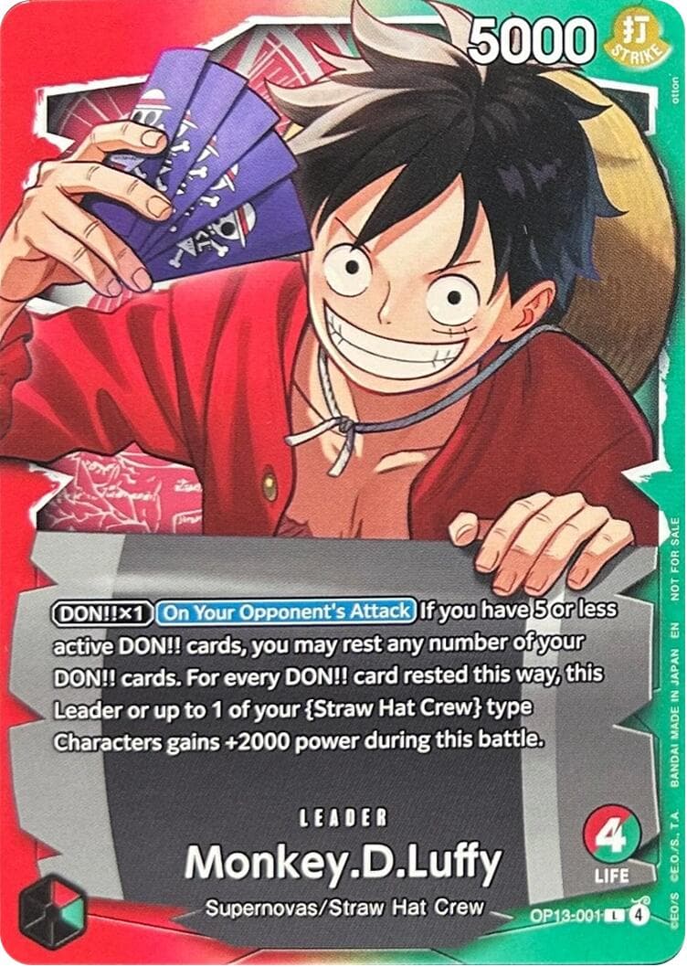 Monkey.D.Luffy - OP13-001 (Ichiban Kuji Exclusive) — One Piece Promotion Cards card
