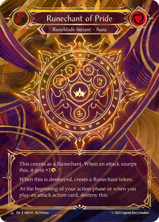 Runechant of Pride (Yellow)(Marvel) — Omens of the Third Age card
