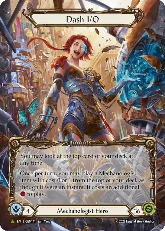 Dash I/O (Marvel) — Gem Pack 5 card