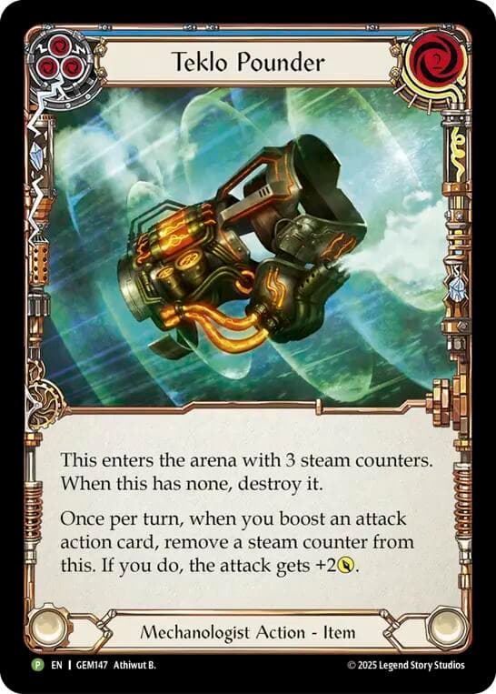 Teklo Pounder (Blue) — Gem Pack 5 card
