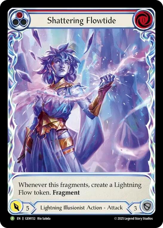 Shattering Flowtide (Red) — Gem Pack 5 card