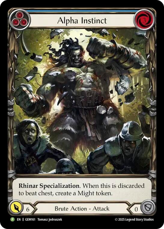 Alpha Instinct (Blue) — Gem Pack 5 card