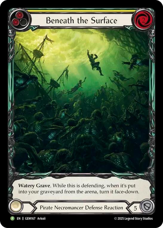 Beneath the Surface (Yellow) — Gem Pack 5 card