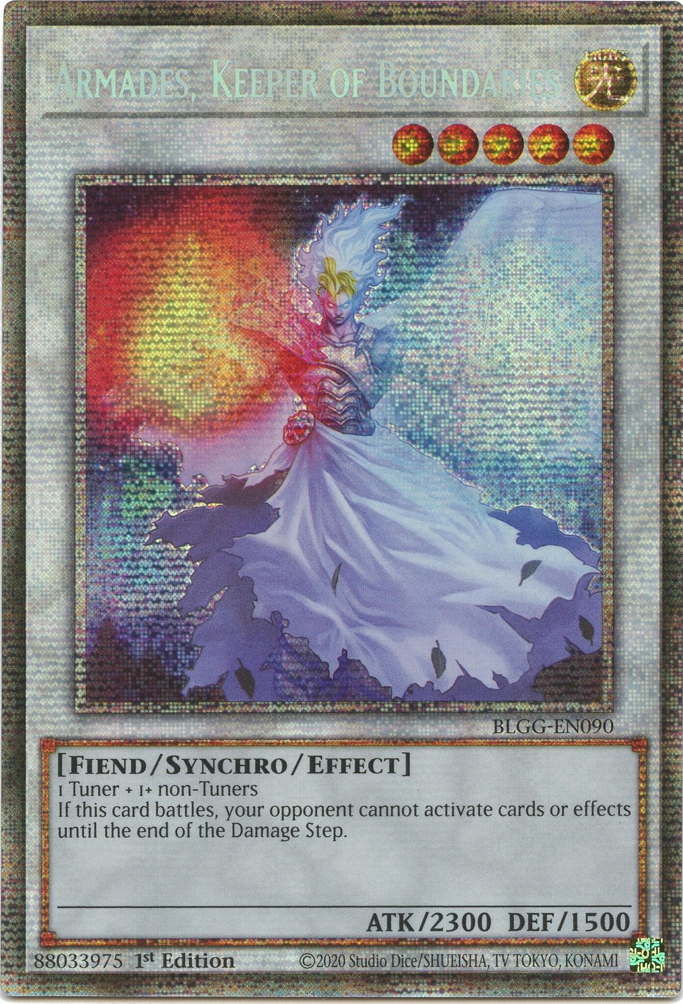 Armades, Keeper of Boundaries (Starlight Rare) — Battles of Legend: Glorious Gallery card