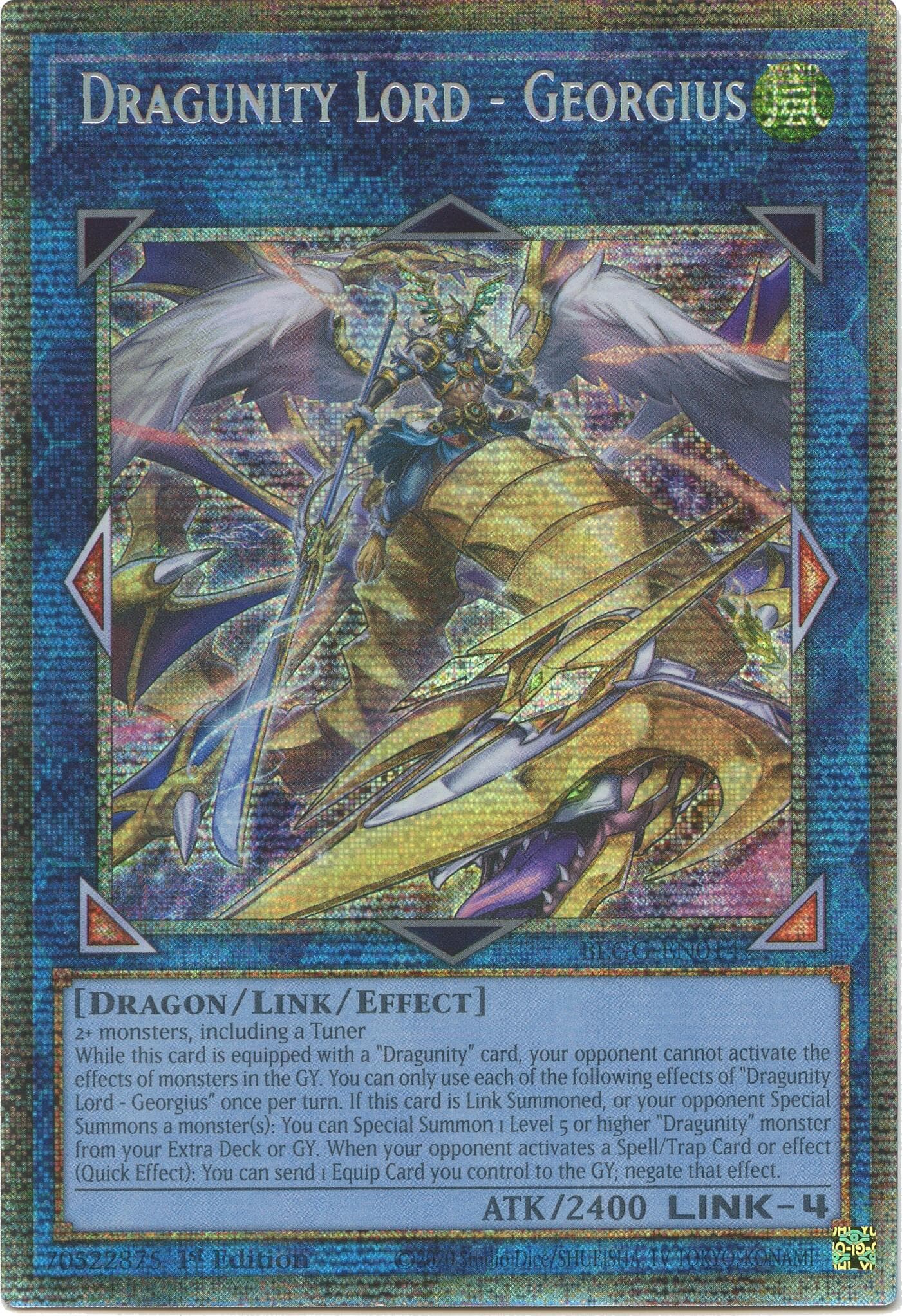 Dragunity Lord - Georgius (Starlight Rare) — Battles of Legend: Glorious Gallery card