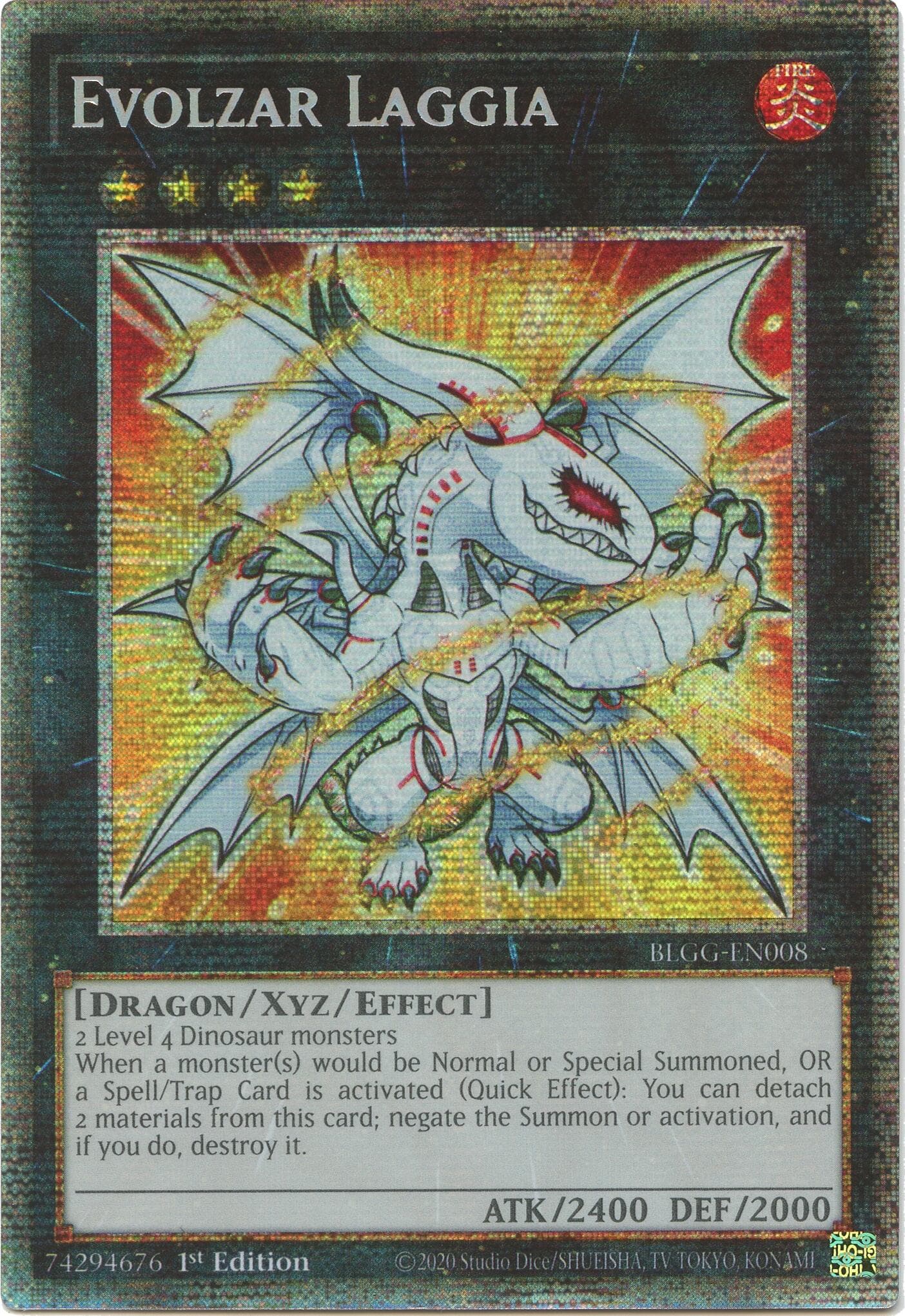 Evolzar Laggia (Starlight Rare) — Battles of Legend: Glorious Gallery card