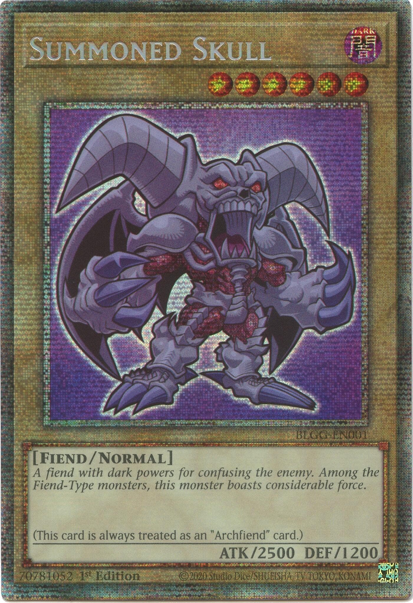 Summoned Skull (Starlight Rare) — Battles of Legend: Glorious Gallery card