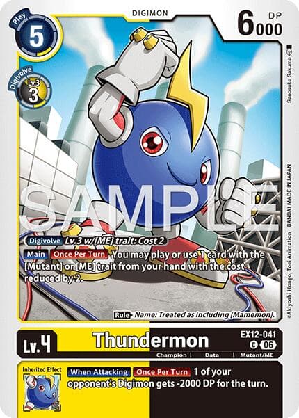 Thundermon — Digital World Shambala card