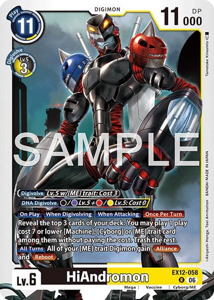 HiAndromon — Digital World Shambala card