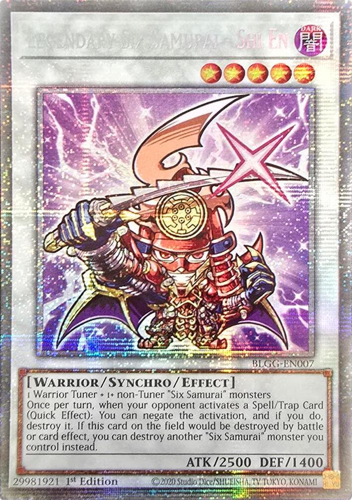 Legendary Six Samurai - Shi En (Starlight Rare) — Battles of Legend: Glorious Gallery card