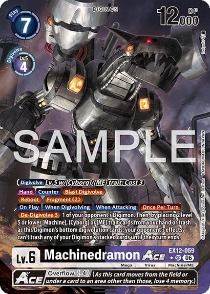 Machinedramon ACE (Alternate Art) — Digital World Shambala card
