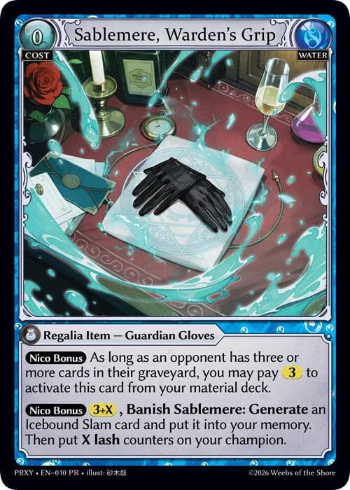 Sablemere, Warden's Grip — Proxia's Vault card