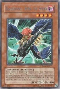 Blackwing - Bora the Spear (Blue) — Duelist League Promo card