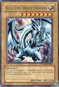 Blue-Eyes White Dragon (Green) — Duelist League Promo card