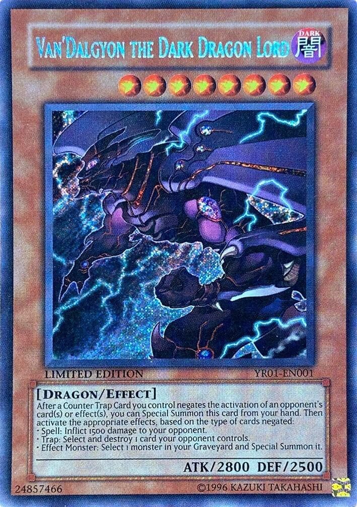 Van'Dalgyon The Dark Dragon Lord — Yu-Gi-Oh! R Manga Promo card