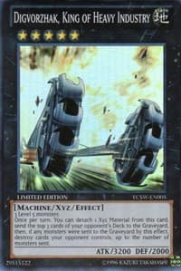 Digvorzhak, King of Heavy Industry — Yu-Gi-Oh! Championship Series Prize Cards card