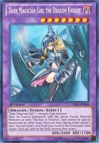 Dark Magician Girl the Dragon Knight — Dragons of Legend card