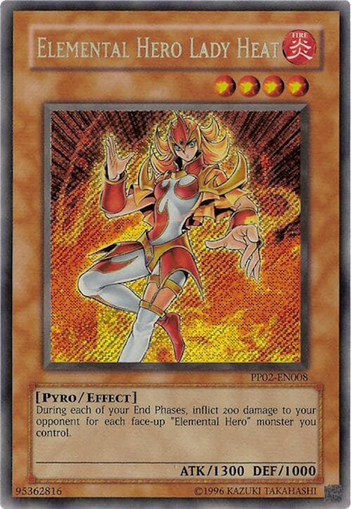 Elemental Hero Lady Heat — Premium Pack 2 card