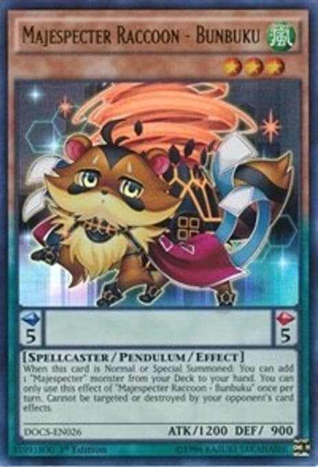 Majespecter Raccoon - Bunbuku