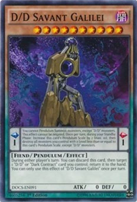 D/D Savant Galilei