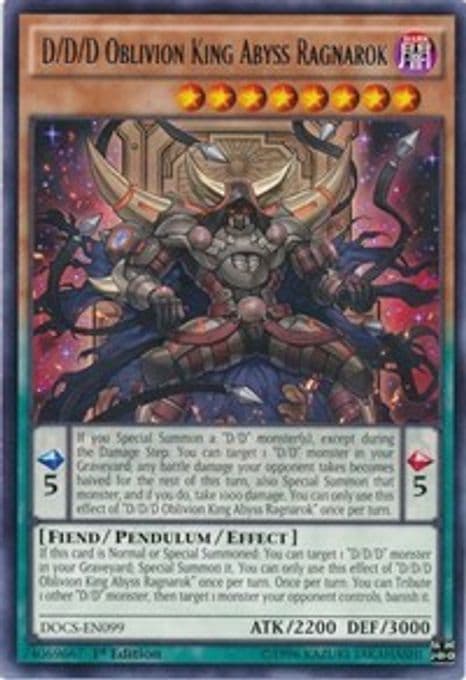 D/D/D Oblivion King Abyss Ragnarok