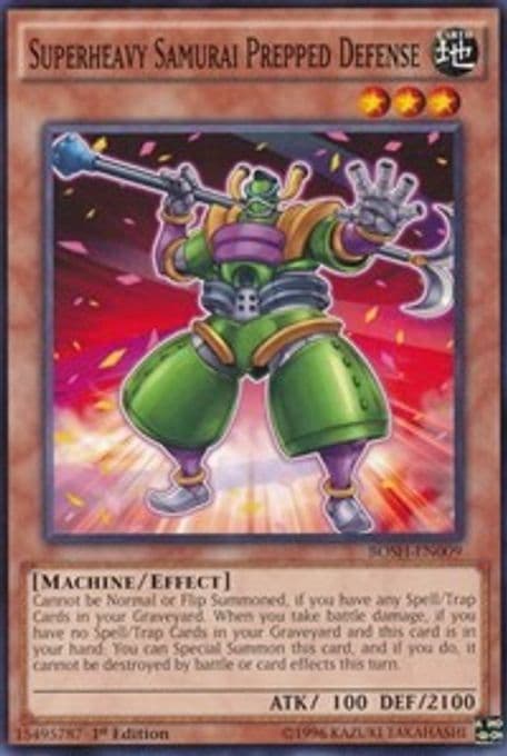 Superheavy Samurai Prepped Defense