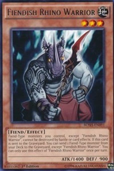 Fiendish Rhino Warrior