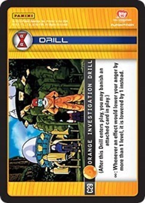 Orange Investigation Drill