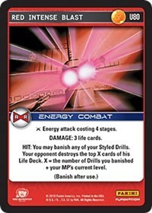 Red Intense Blast