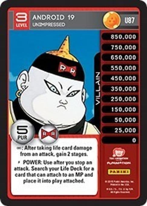 Android 19 - Unimpressed