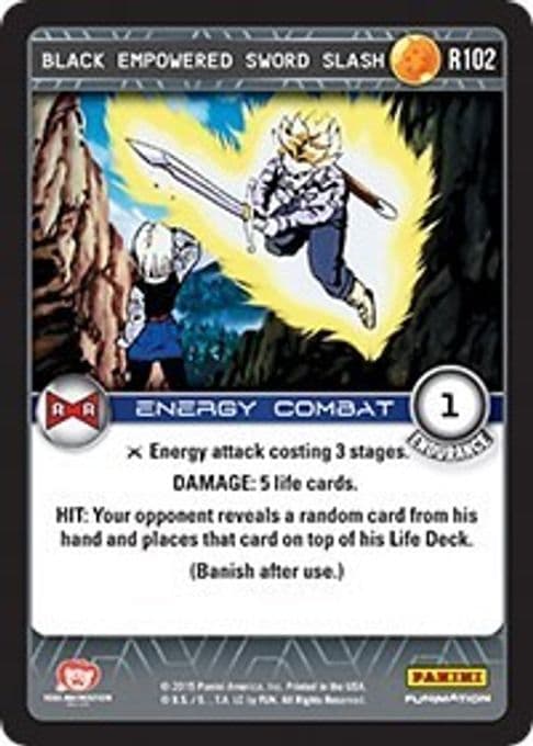 Black Empowered Sword Slash