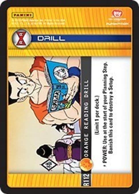 Orange Reading Drill